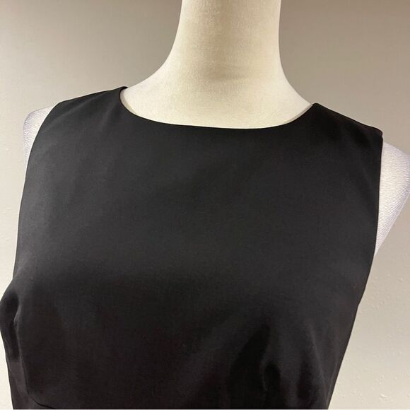 Ann Taylor Elegant Black Sleeveless mini Dress - Picture 2 of 13